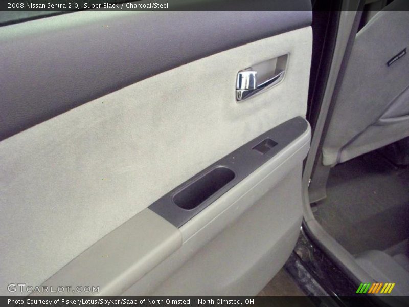 Super Black / Charcoal/Steel 2008 Nissan Sentra 2.0