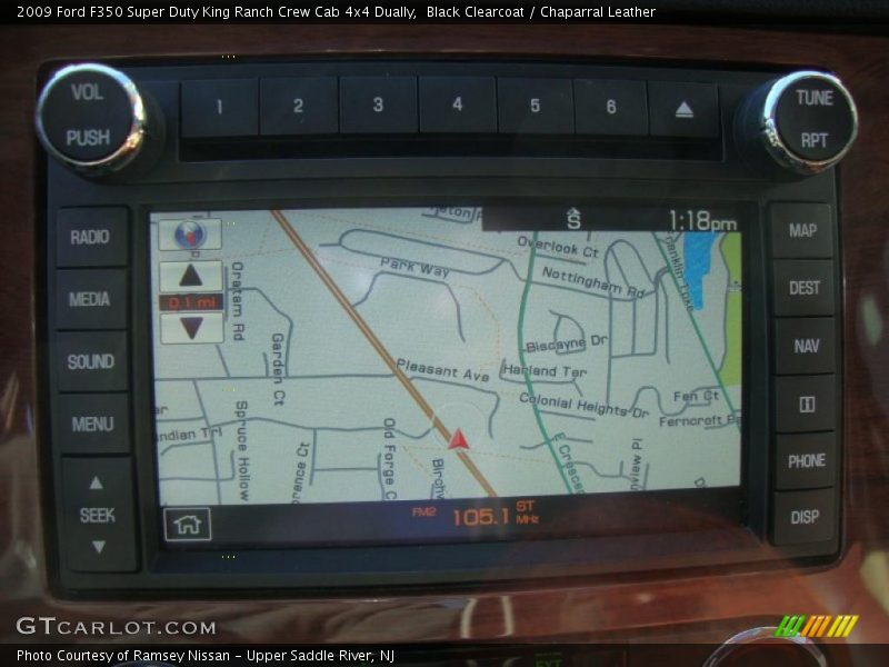 Navigation of 2009 F350 Super Duty King Ranch Crew Cab 4x4 Dually