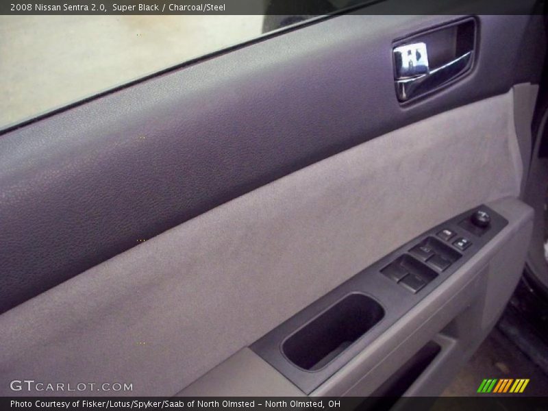 Super Black / Charcoal/Steel 2008 Nissan Sentra 2.0