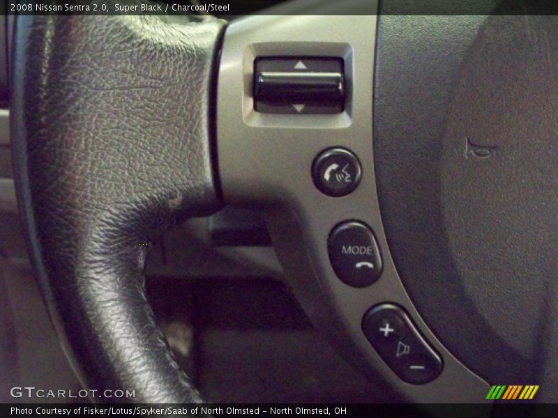 Super Black / Charcoal/Steel 2008 Nissan Sentra 2.0