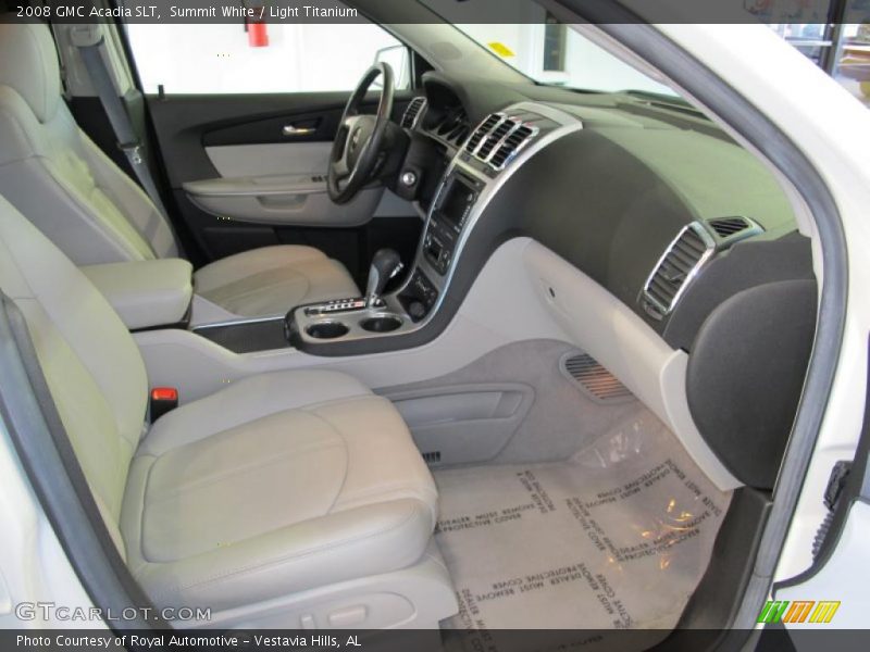 Summit White / Light Titanium 2008 GMC Acadia SLT