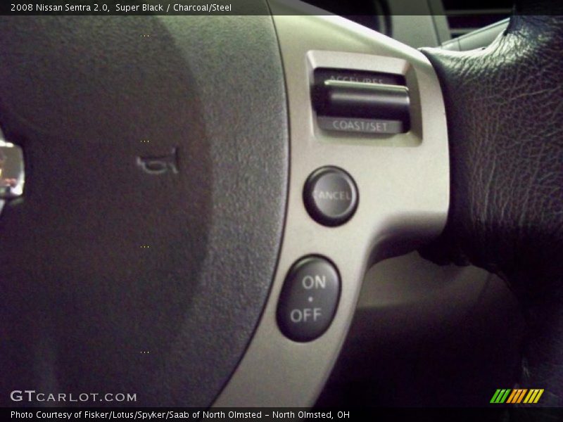 Super Black / Charcoal/Steel 2008 Nissan Sentra 2.0
