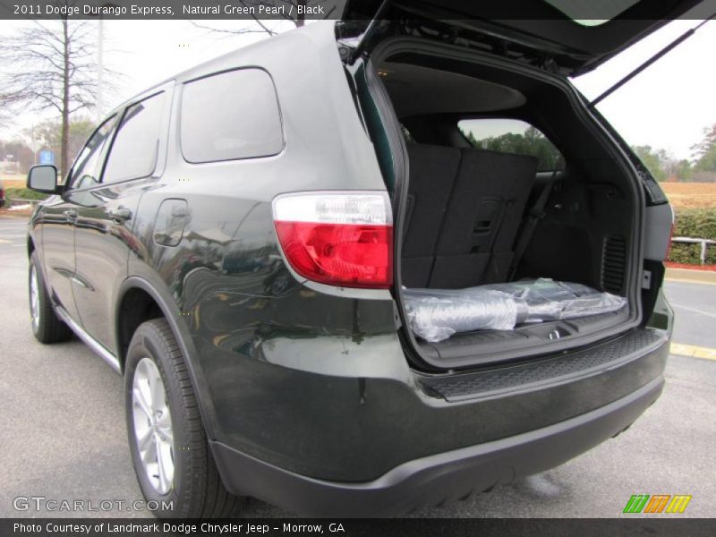 Natural Green Pearl / Black 2011 Dodge Durango Express