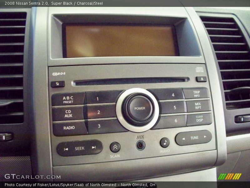 Super Black / Charcoal/Steel 2008 Nissan Sentra 2.0