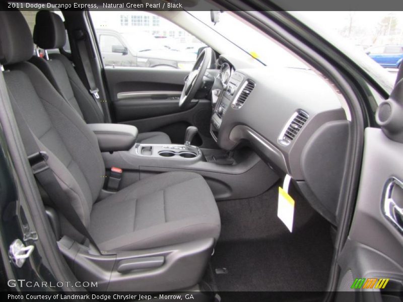 Natural Green Pearl / Black 2011 Dodge Durango Express