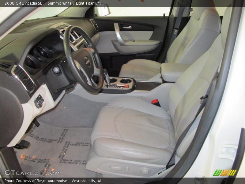 Summit White / Light Titanium 2008 GMC Acadia SLT