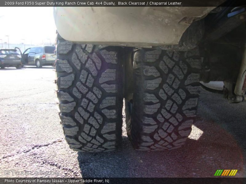 Black Clearcoat / Chaparral Leather 2009 Ford F350 Super Duty King Ranch Crew Cab 4x4 Dually