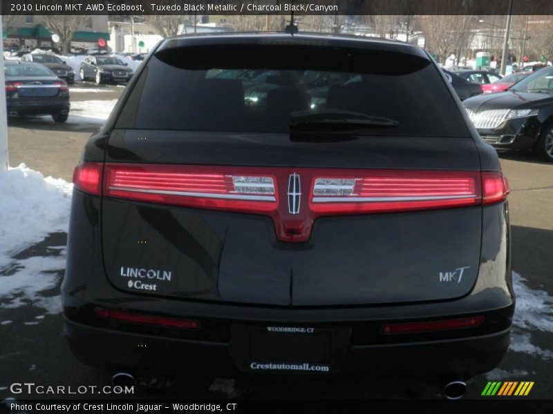Tuxedo Black Metallic / Charcoal Black/Canyon 2010 Lincoln MKT AWD EcoBoost