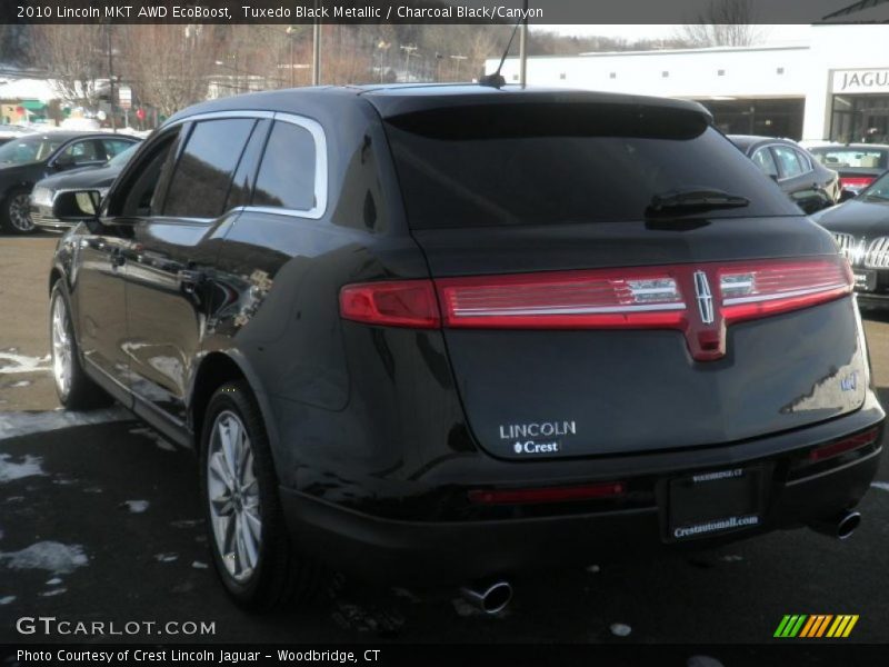Tuxedo Black Metallic / Charcoal Black/Canyon 2010 Lincoln MKT AWD EcoBoost