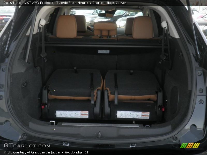 Tuxedo Black Metallic / Charcoal Black/Canyon 2010 Lincoln MKT AWD EcoBoost