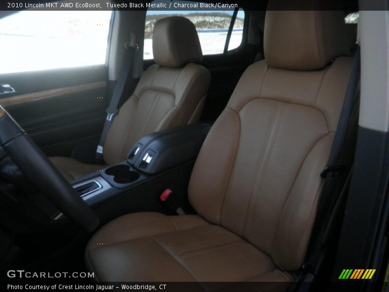 Tuxedo Black Metallic / Charcoal Black/Canyon 2010 Lincoln MKT AWD EcoBoost