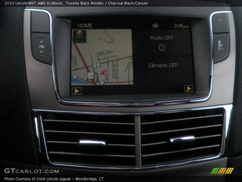 Tuxedo Black Metallic / Charcoal Black/Canyon 2010 Lincoln MKT AWD EcoBoost
