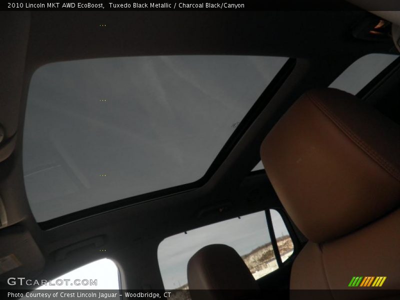 Tuxedo Black Metallic / Charcoal Black/Canyon 2010 Lincoln MKT AWD EcoBoost