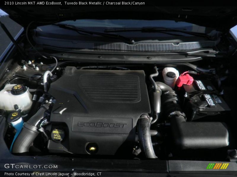 Tuxedo Black Metallic / Charcoal Black/Canyon 2010 Lincoln MKT AWD EcoBoost