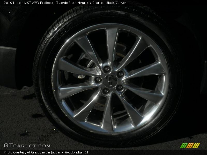 Tuxedo Black Metallic / Charcoal Black/Canyon 2010 Lincoln MKT AWD EcoBoost
