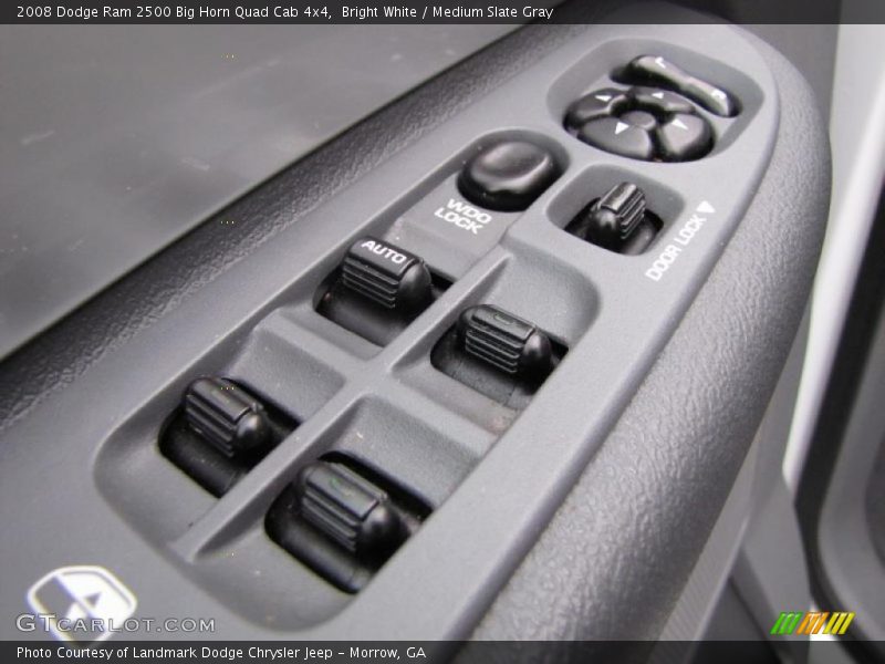 Bright White / Medium Slate Gray 2008 Dodge Ram 2500 Big Horn Quad Cab 4x4