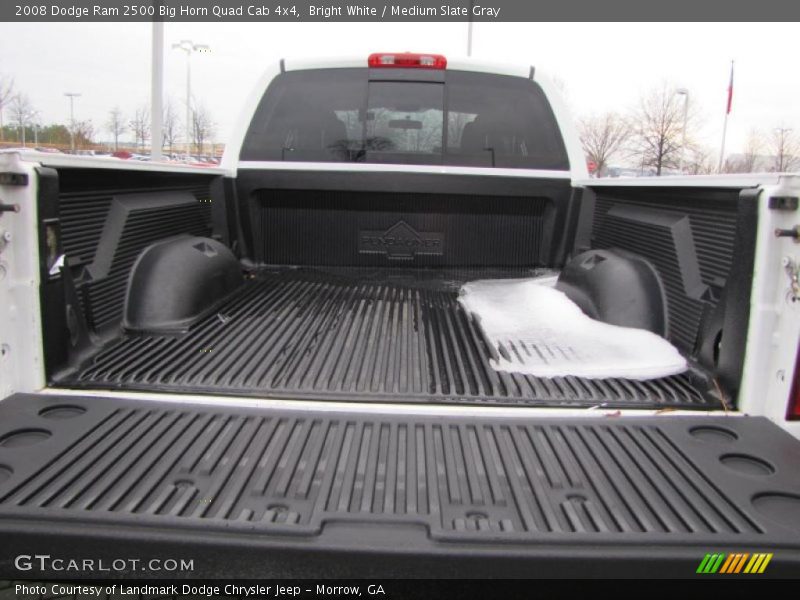Bright White / Medium Slate Gray 2008 Dodge Ram 2500 Big Horn Quad Cab 4x4
