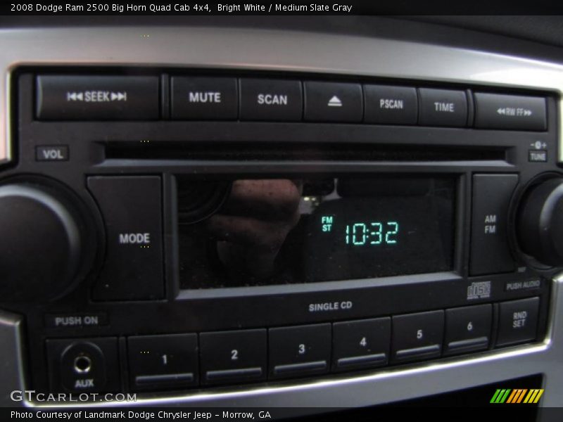 Controls of 2008 Ram 2500 Big Horn Quad Cab 4x4