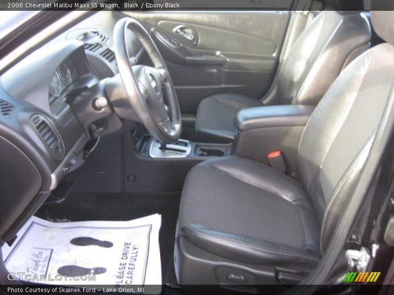  2006 Malibu Maxx SS Wagon Ebony Black Interior