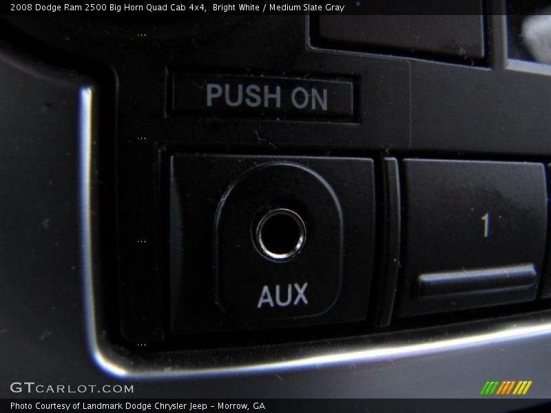 Bright White / Medium Slate Gray 2008 Dodge Ram 2500 Big Horn Quad Cab 4x4