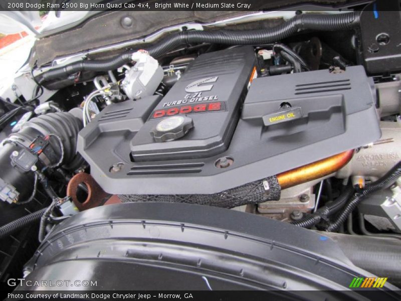  2008 Ram 2500 Big Horn Quad Cab 4x4 Engine - 6.7 Liter OHV 24-Valve Cummins Turbo Diesel Inline 6 Cylinder