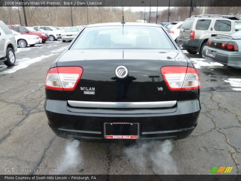 Black / Dark Charcoal 2008 Mercury Milan V6 Premier