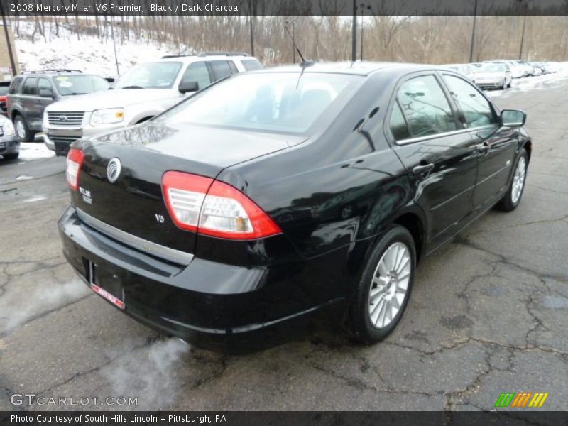 Black / Dark Charcoal 2008 Mercury Milan V6 Premier