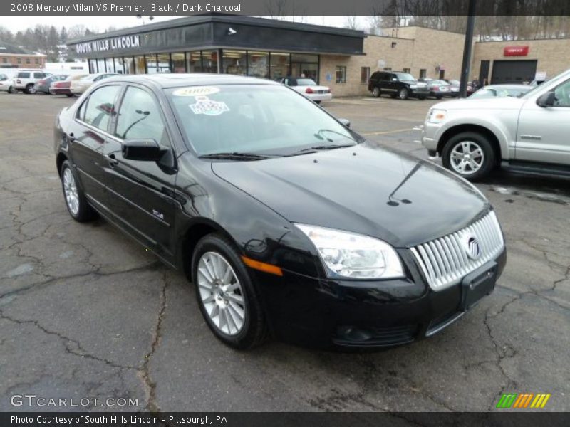 Black / Dark Charcoal 2008 Mercury Milan V6 Premier