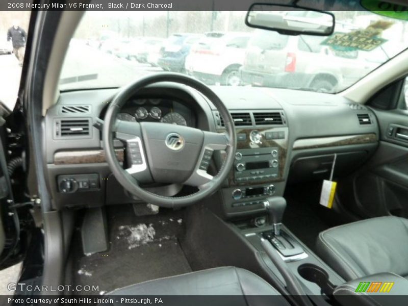 Black / Dark Charcoal 2008 Mercury Milan V6 Premier