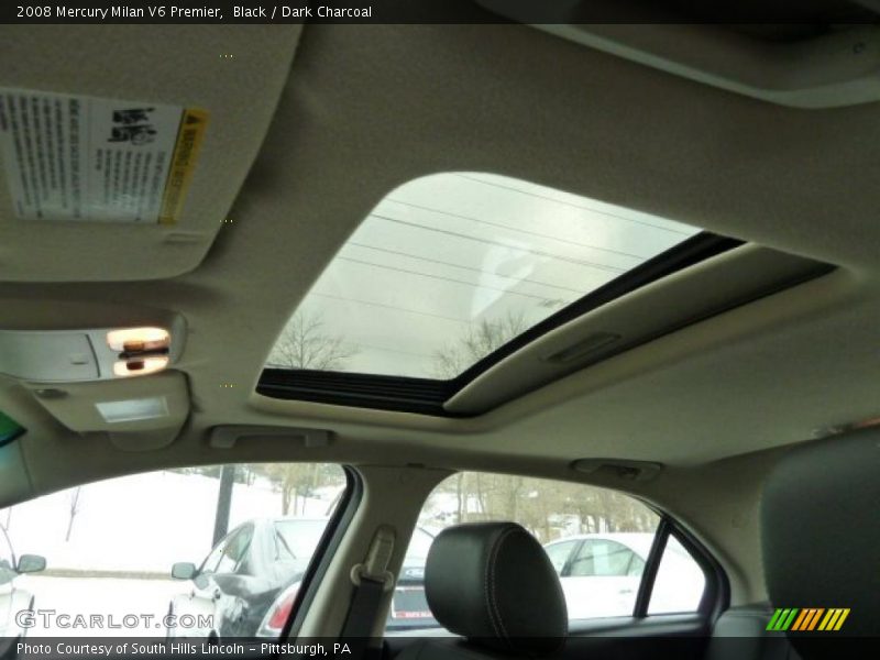 Black / Dark Charcoal 2008 Mercury Milan V6 Premier