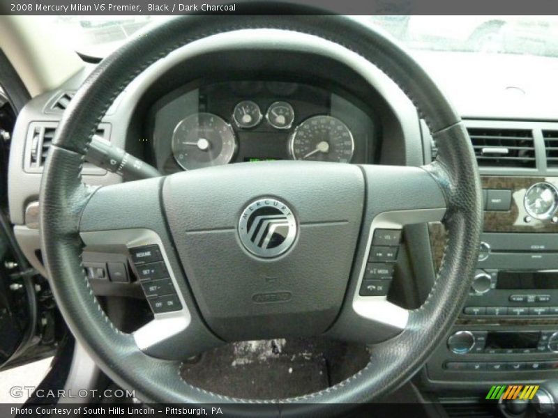 Black / Dark Charcoal 2008 Mercury Milan V6 Premier