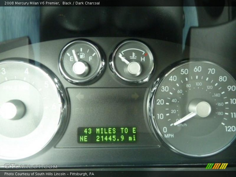 Black / Dark Charcoal 2008 Mercury Milan V6 Premier