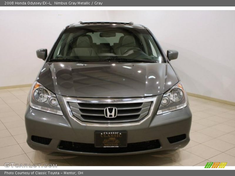 Nimbus Gray Metallic / Gray 2008 Honda Odyssey EX-L