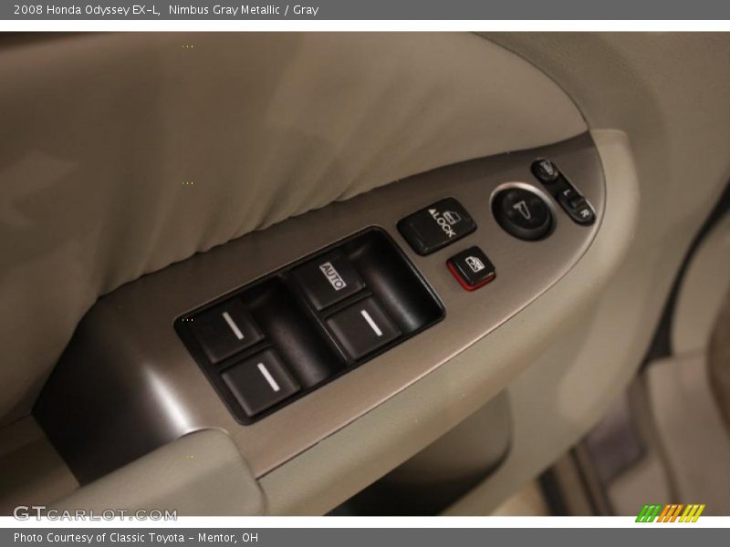 Nimbus Gray Metallic / Gray 2008 Honda Odyssey EX-L