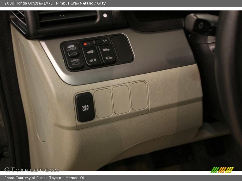 Nimbus Gray Metallic / Gray 2008 Honda Odyssey EX-L