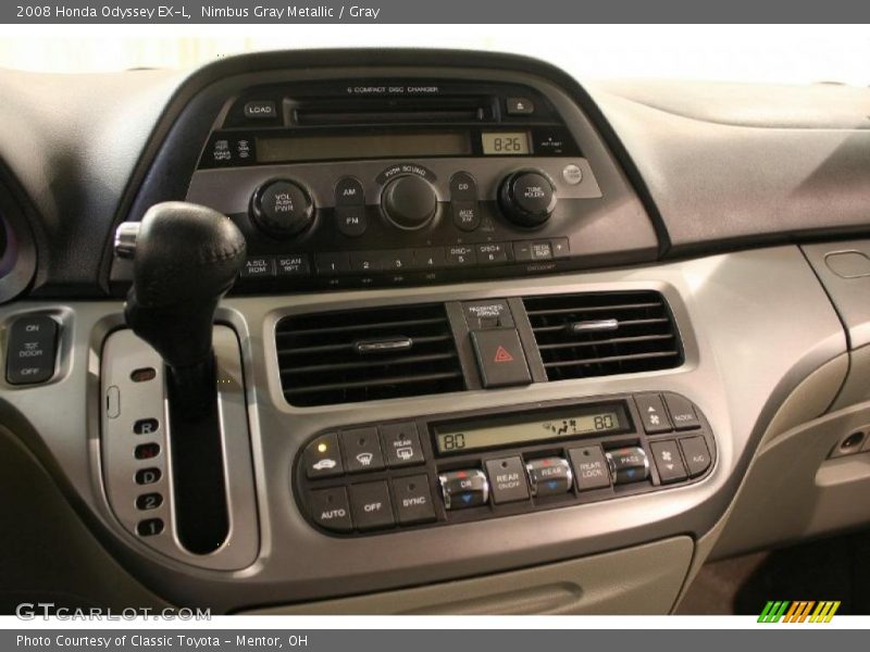 Nimbus Gray Metallic / Gray 2008 Honda Odyssey EX-L