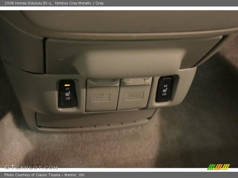 Nimbus Gray Metallic / Gray 2008 Honda Odyssey EX-L
