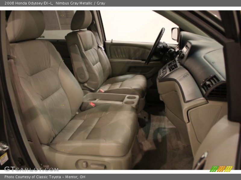 Nimbus Gray Metallic / Gray 2008 Honda Odyssey EX-L