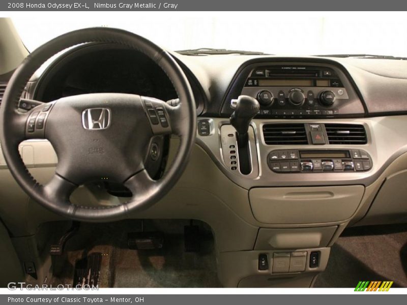 Nimbus Gray Metallic / Gray 2008 Honda Odyssey EX-L