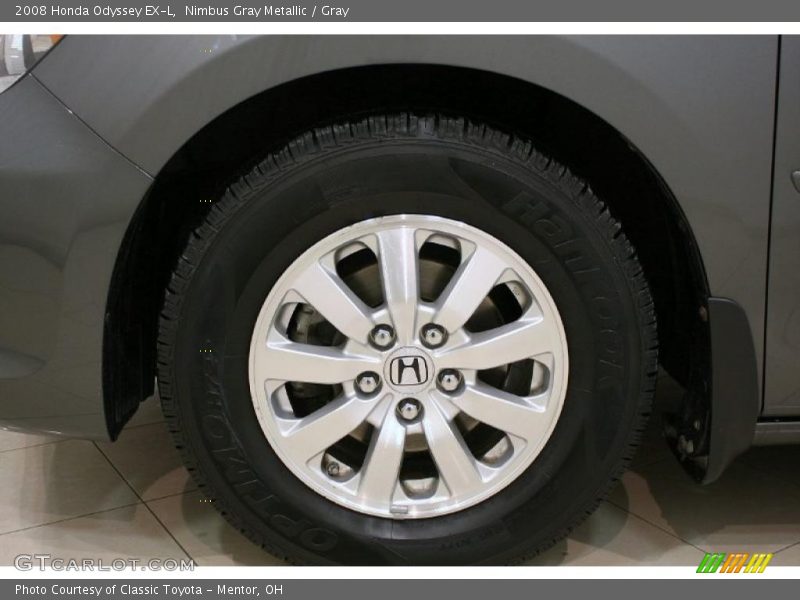 Nimbus Gray Metallic / Gray 2008 Honda Odyssey EX-L