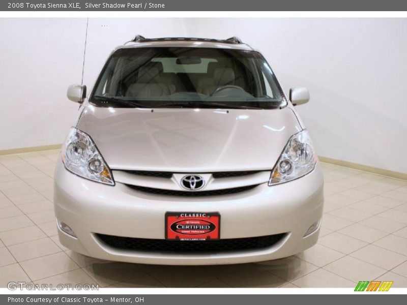 Silver Shadow Pearl / Stone 2008 Toyota Sienna XLE