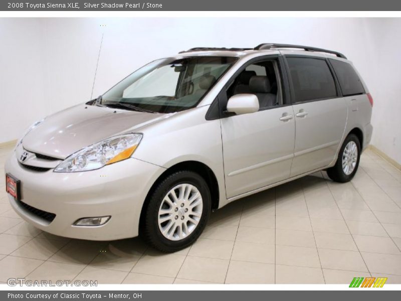 Silver Shadow Pearl / Stone 2008 Toyota Sienna XLE