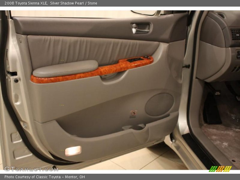 Silver Shadow Pearl / Stone 2008 Toyota Sienna XLE