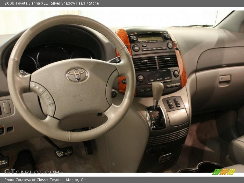Silver Shadow Pearl / Stone 2008 Toyota Sienna XLE