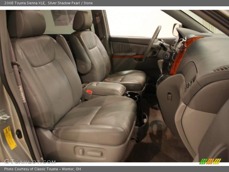 Silver Shadow Pearl / Stone 2008 Toyota Sienna XLE