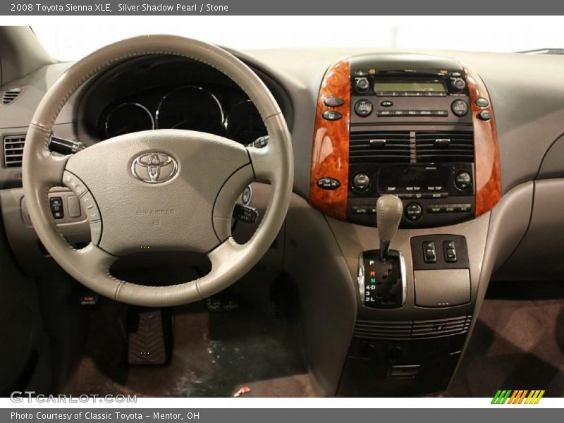Silver Shadow Pearl / Stone 2008 Toyota Sienna XLE