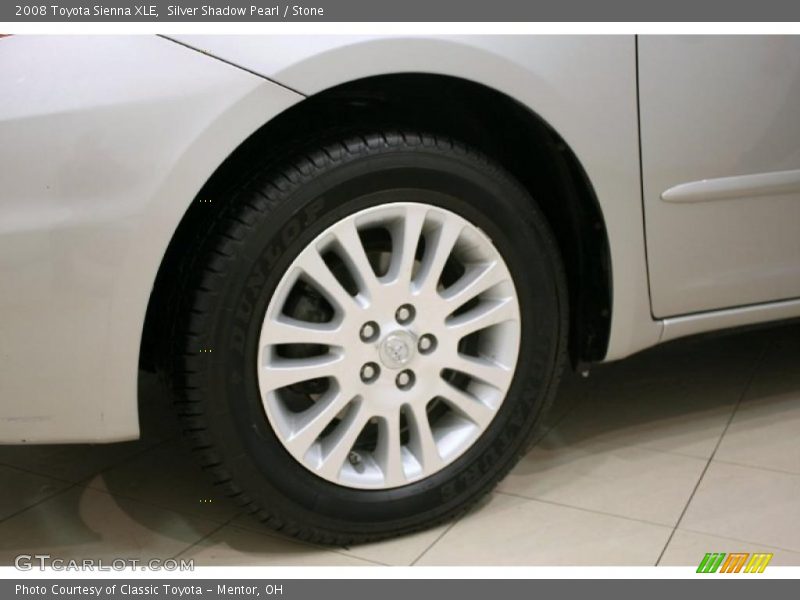 Silver Shadow Pearl / Stone 2008 Toyota Sienna XLE