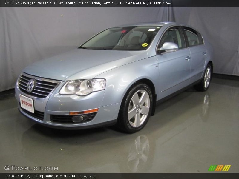 Arctic Blue Silver Metallic / Classic Grey 2007 Volkswagen Passat 2.0T Wolfsburg Edition Sedan