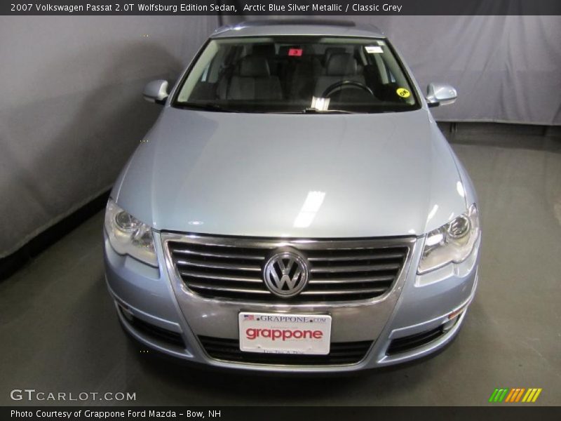 Arctic Blue Silver Metallic / Classic Grey 2007 Volkswagen Passat 2.0T Wolfsburg Edition Sedan