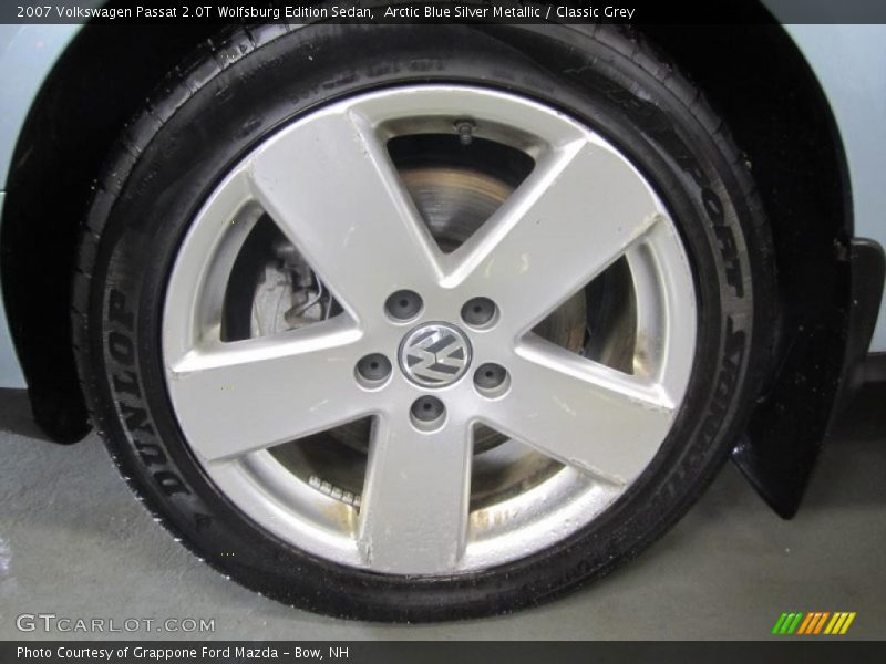 Arctic Blue Silver Metallic / Classic Grey 2007 Volkswagen Passat 2.0T Wolfsburg Edition Sedan